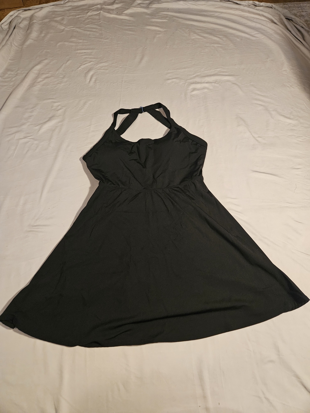 HALARA Black One-Shoulder A-Line Dress